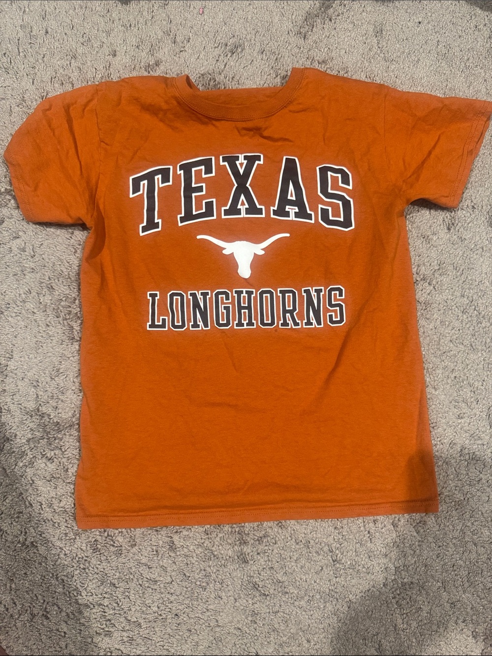 Hanes Texas Longhorns Orange Graphic Short Sleeve Tee